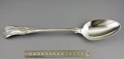 Cape Silver Gravy Spoon - Twentyman, Kings Pattern